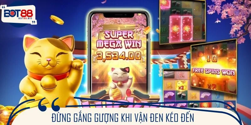 Nổ hũ Neko May Mắn - Đừng gắng gượng khi vận đen kéo đến